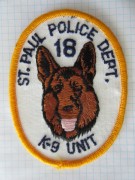K-9, St. Paul Police Dept.