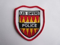 Stoffabzeichen / Patch Police Les Enfers