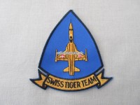 Stoffabzeichen - Patch Swiss Tiger Team