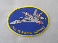 Stoffabzeichen - Patch F/A 18 Swiss Hornet