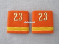 Offiziers Schlaufen, Major, Bat.23, Territorialtruppen