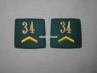 Uof. Schlaufen, Korporal, Bat.34, Infanterie 