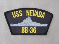 Stoffabzeichen, USS Nevada BB-36