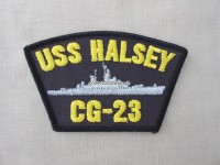 Stoffabzeichen, USS Halsey CG-23