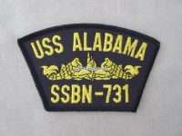Stoffabzeichen, USS Alabama SSBN-731