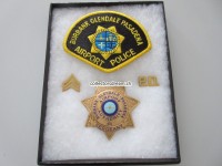 Metall Badge, Sergeant, Airport Authority, Burbank-Glendale-Pasadena, California