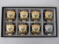 Metall Badges Serie, 8-teilig, Hartford Police, Connecticut