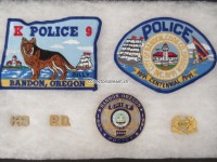Metall Badge, Chief, Bandon Police, Oregon