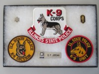 K-9 Abzeichen Set, Illinois, 6-teilig