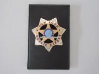 Metall Badge im Lederetui, San Jose, Public Safety, California