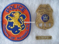 Metall Badge, Sergeant, Nassau County Aux. Police