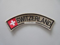 Stoffabzeichen " Switzerland "
