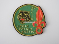 Stoffabzeichen, Metallstickerei, Legion Etranger (Fremdenlegion)