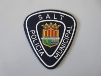 Stoffabzeichen " Policia Municipal Salt " Spanien