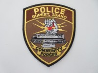 Stoffabzeichen / Patch, Police Rupert, Idaho