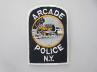 Stoffabzeichen / Patch, Police Arcade, N.Y.