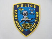 Stoffabzeichen / Patch, Police Dive Team East Haven