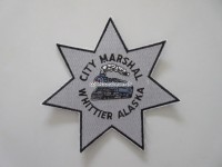 Stoffabzeichen / Patch, City Marshal, Whittier Alaska