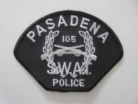 Stoffabzeichen / Patch, Pasadena Police Swat, California 