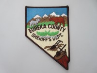 Stoffabzeichen / Patch, Sheriff's Dept. Eureka County, Nevada