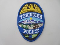 Stoffabzeichen/Patch, Yerington Police, Nevada