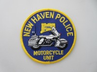 Stoffabzeichen/Patch, New Haven Police, Motorcycle Unit