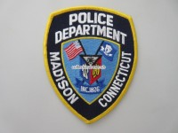 Stoffabzeichen/Patch, Madison Police Dept. Connecticut