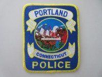 Stoffabzeichen/Patch, Portland Police, Connecticut