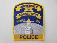 Stoffabzeichen/Patch, Police, Connecticut