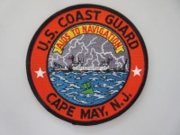 Stoffabzeichen/Patch, U.S. Coast Guard Cape May, N.J.