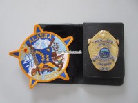 Rarität: Metallbadge, Alaska State Trooper