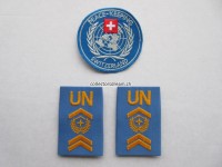 Unteroffiziers Schulterschlaufen Paar, UN / Peace Keeping, Adjutant