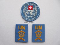 Unteroffiziers Schulterschlaufen Paar, UN / Peace Keeping, Fourier