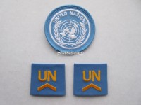 Unteroffiziers Schulterschlaufen Paar, UN / Peace Keeping, Korporal