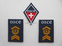 Unteroffiziers Schlaufen, Adjutant und ein Kragenspiegel " OSCE "