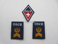 Unteroffiziers Schlaufen, Feldweibel und ein Kragenspiegel " OSCE "