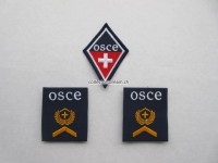 Unteroffiziers Schlaufen, Wachtmeister und ein Kragenspiegel " OSCE "