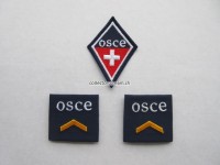 Unteroffiziers Schlaufen, Korporal und ein Kragenspiegel " OSCE "
