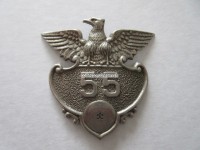 Mützen Metallabzeichen, Feuerwehr oder Police