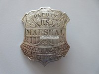 älteres Metallabzeichen " Deputy U.S. Marshal, Texas "