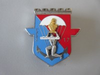 Metallabzeichen Militär " CCS 17 ", Insigne militaire