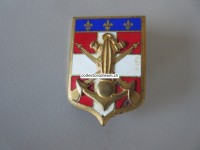 Metallabzeichen Militär, Marineinfanterie, Insigne militaire
