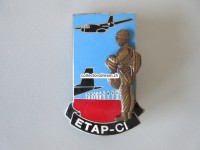 Metallabzeichen Militär " ETAP-CI ", Insigne militaire