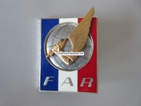 Metallabzeichen Militär " FAR ", Insigne militaire