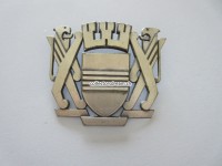 Mützen Metallabzeichen, Polizei Zug