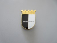 Mützenabzeichen aus Metall, Polizei Burgdorf