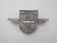 älteres Mützen Abzeichen aus Metall, Ortspolizei