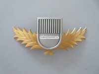 Mützenabzeichen, Metall, Polizei Solothurn