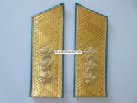 Offiziers Schulterstücke / Schulterklappen, Sowjetunion / UdSSR, Luftwaffe, General Oberst (3-Sterne)