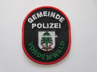 Stoffabzeichen, ehemalige Gemeindepolizei Vordemwald